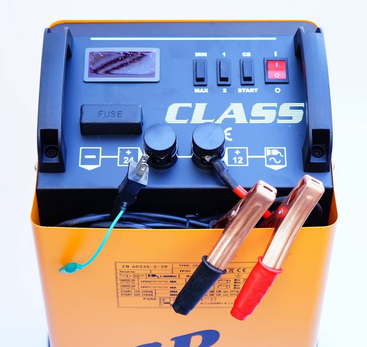 本格的な業務用バッテリーチャージャー CDX-230 黄 エアロボディ！急速 