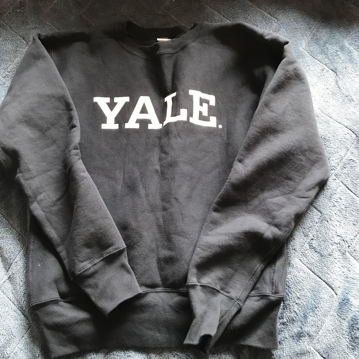 Champion スウェット リバースウィーブ YALE 復刻 XL 未使用 ネイビー 