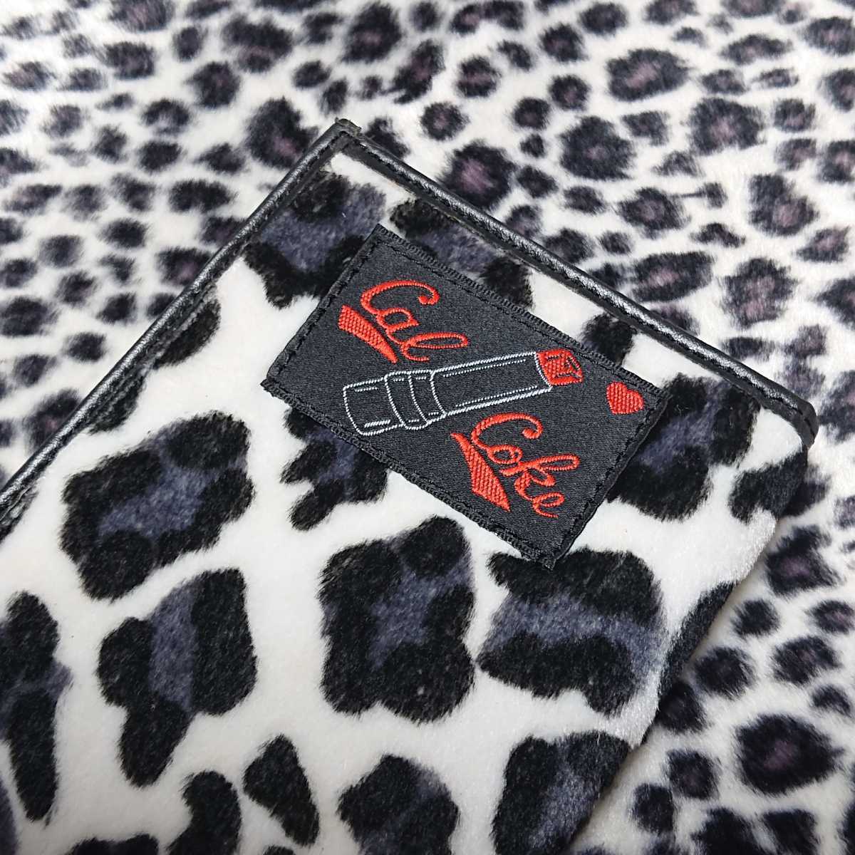 calcokeカルコーク 旧Lipタグ豹柄財布//クリームソーダ/ブラック