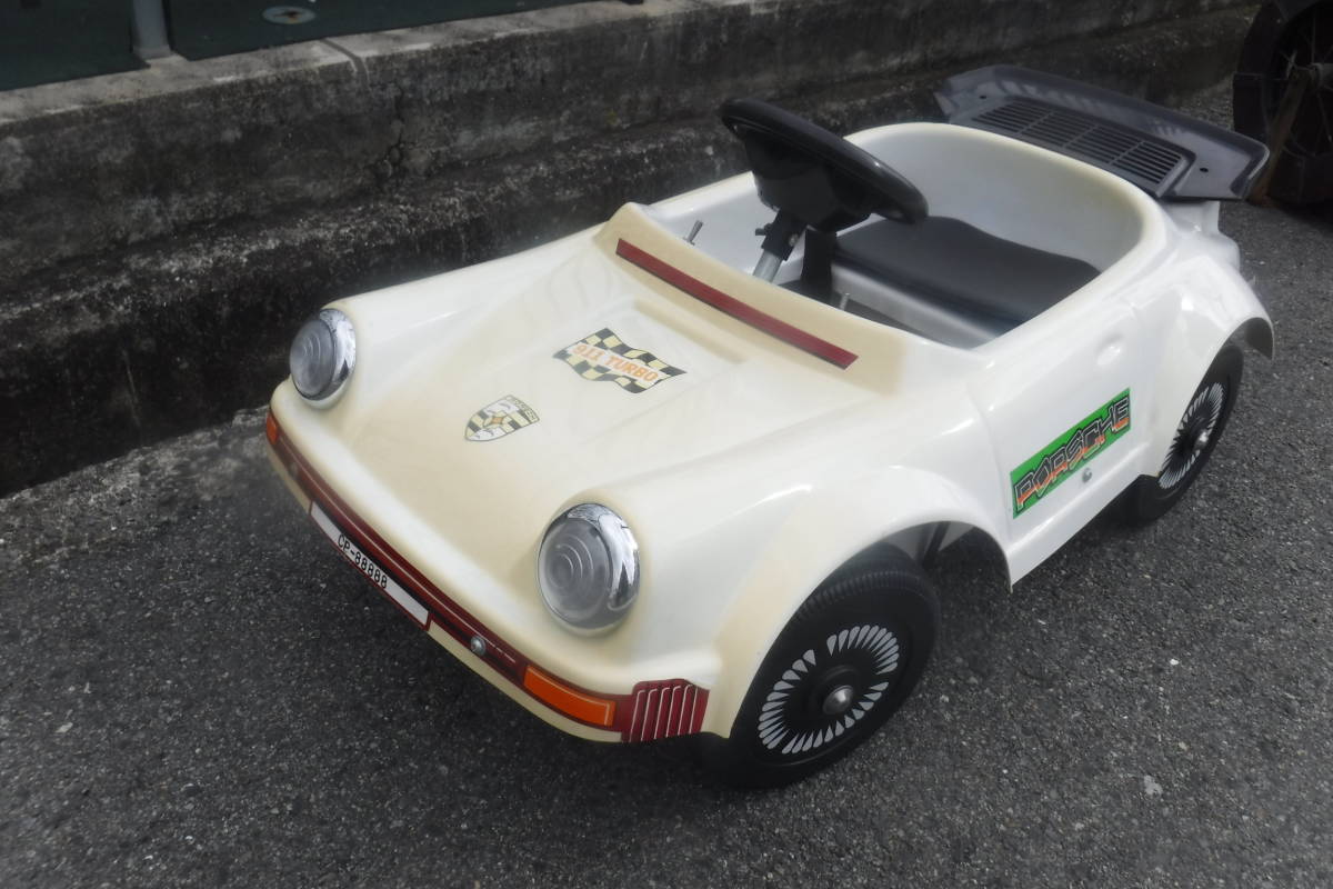W506 激レア 昭和レトロ 古いポルシェ Porsche 911ターボ 電動ペダルカー 4輪 乗り物玩具 おもちゃ 兵庫県発直接引取可 乗用玩具 売買されたオークション情報 Yahooの商品情報をアーカイブ公開 オークファン Aucfan Com