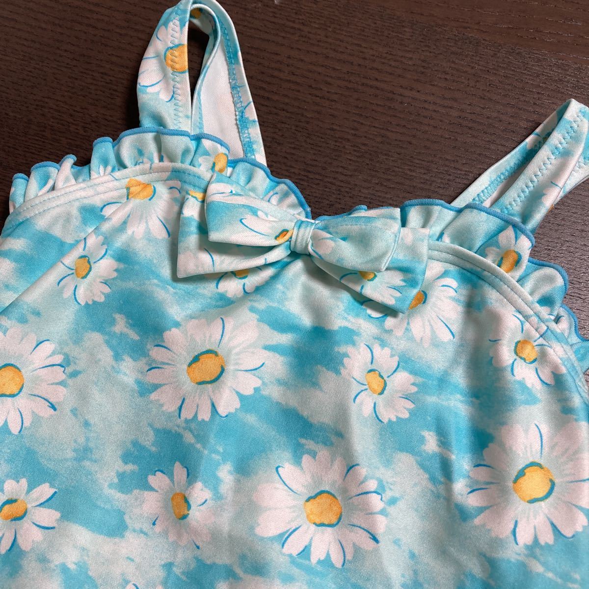 女の子 かわいい ワンピース水着 130 イオン 娘 Js タンス整理品 Eco 小学生 エコ スクール 花柄 130 125 134cm 売買されたオークション情報 Yahooの商品情報をアーカイブ公開 オークファン Aucfan Com