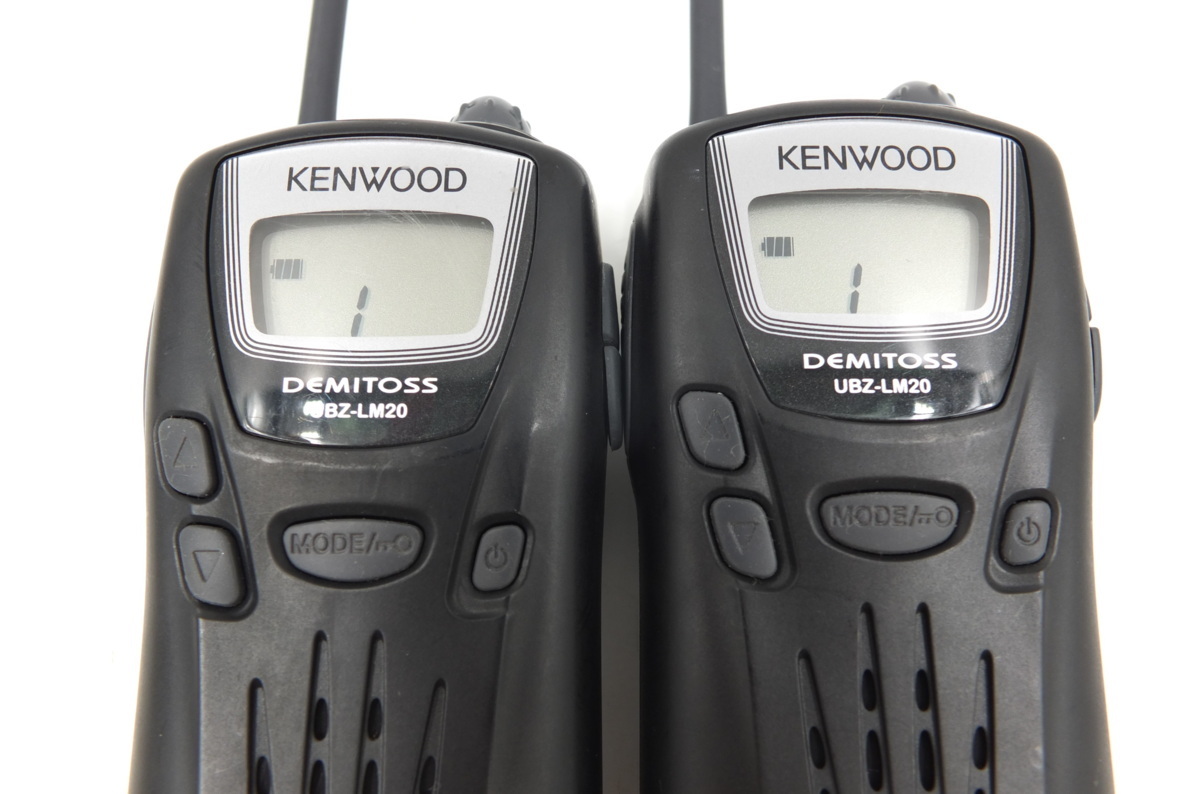 【z12763】KENWOOD ケンウッド 特定小電力トランシーバー UBZ-LM20 2台セット | 特定小電力トランシーバー KENWOOD 無線 UBZ-LS20&frasl;UBZ-LS27R（生産完了品） 特定小電力トランシーバーB