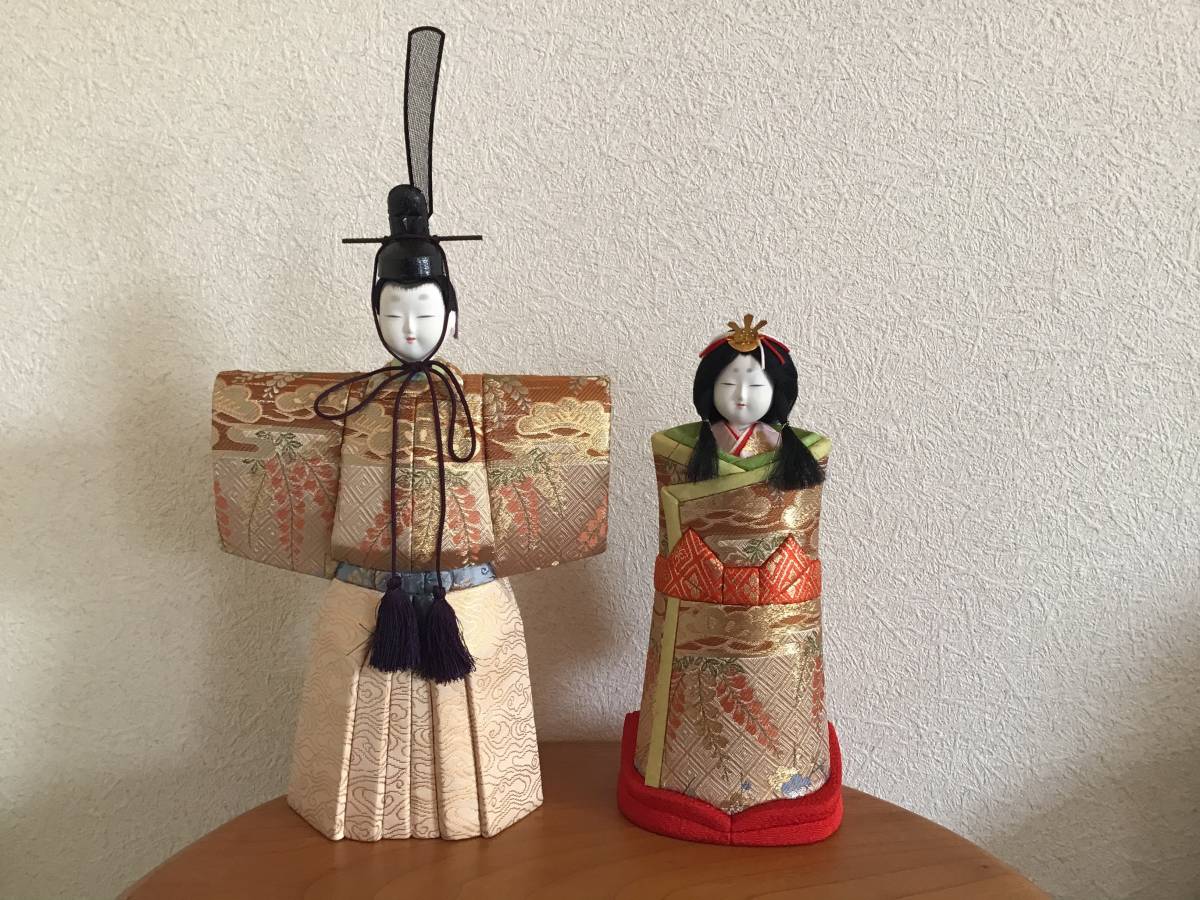 立ち雛 雛人形) 人形のみ(ひな人形 おぞ 木目込み人形
