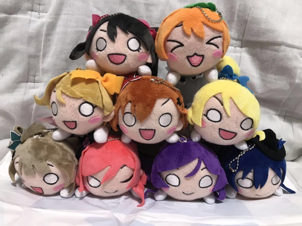 ラブライブ 寝そべりキーチェーンマスコット KCM No brand girls 9種