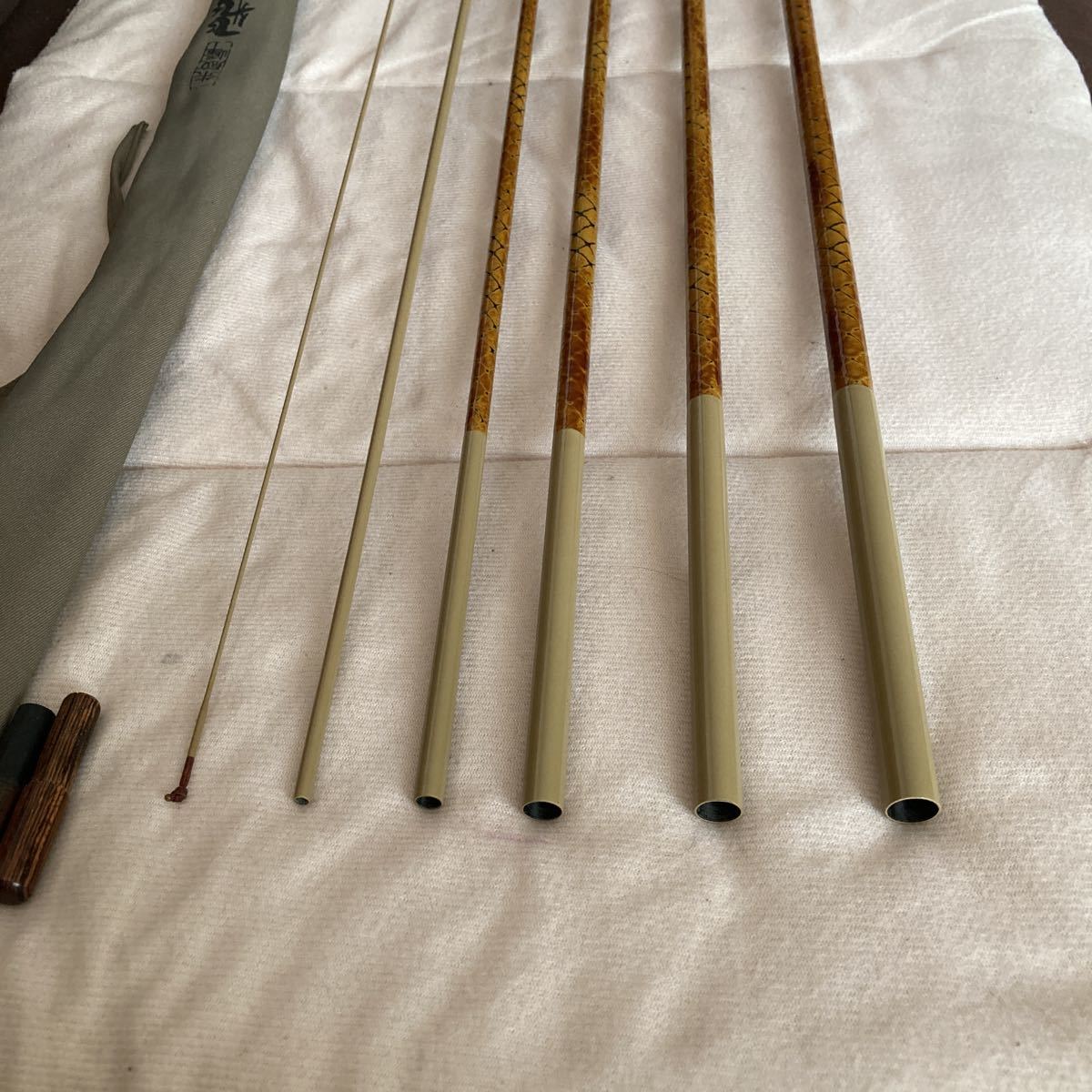 シマノ 朱紋峰 飛ぬけ 19尺 美品！ 朱紋峰 19尺 シマノ