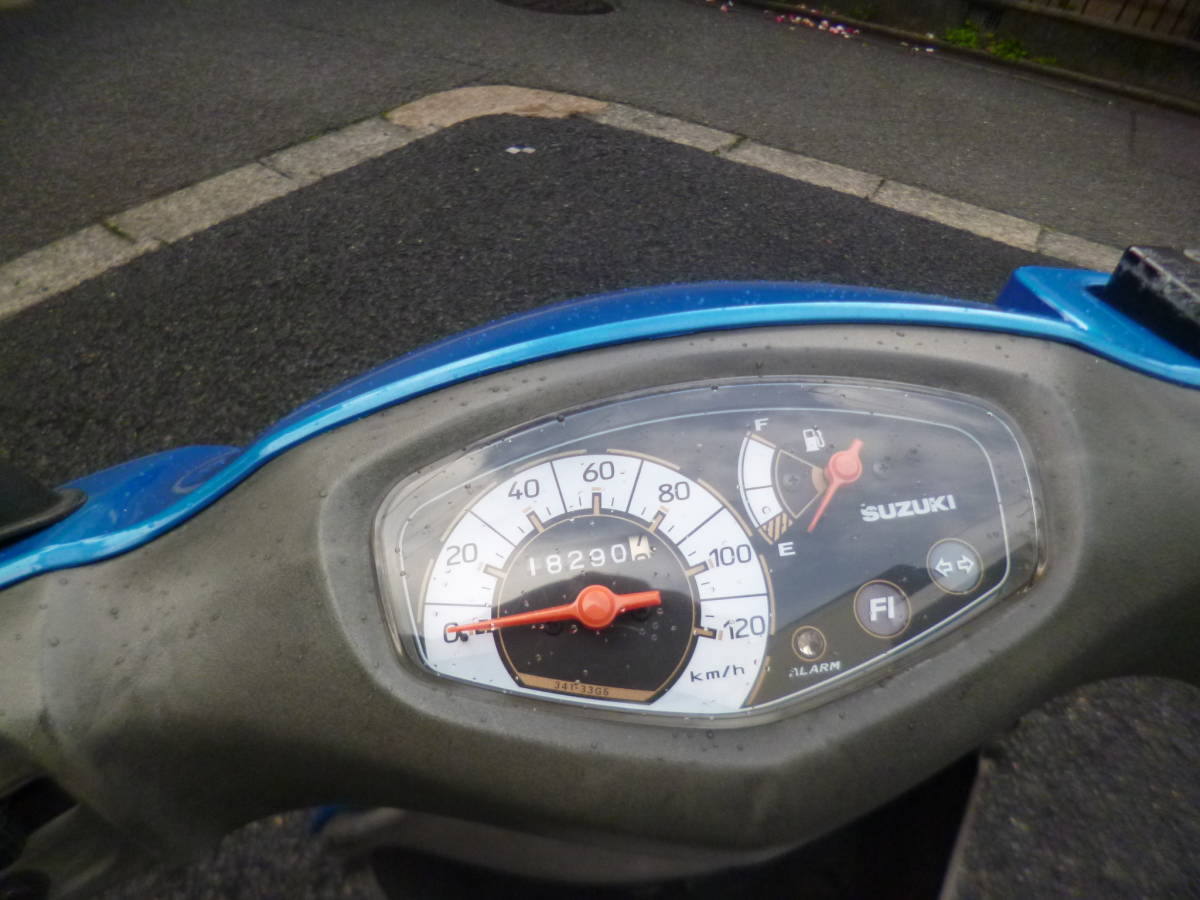 ★アドレス　１２５　18,３00㎞　程度良好　事故なし　CF46A インジェクションモデル_1