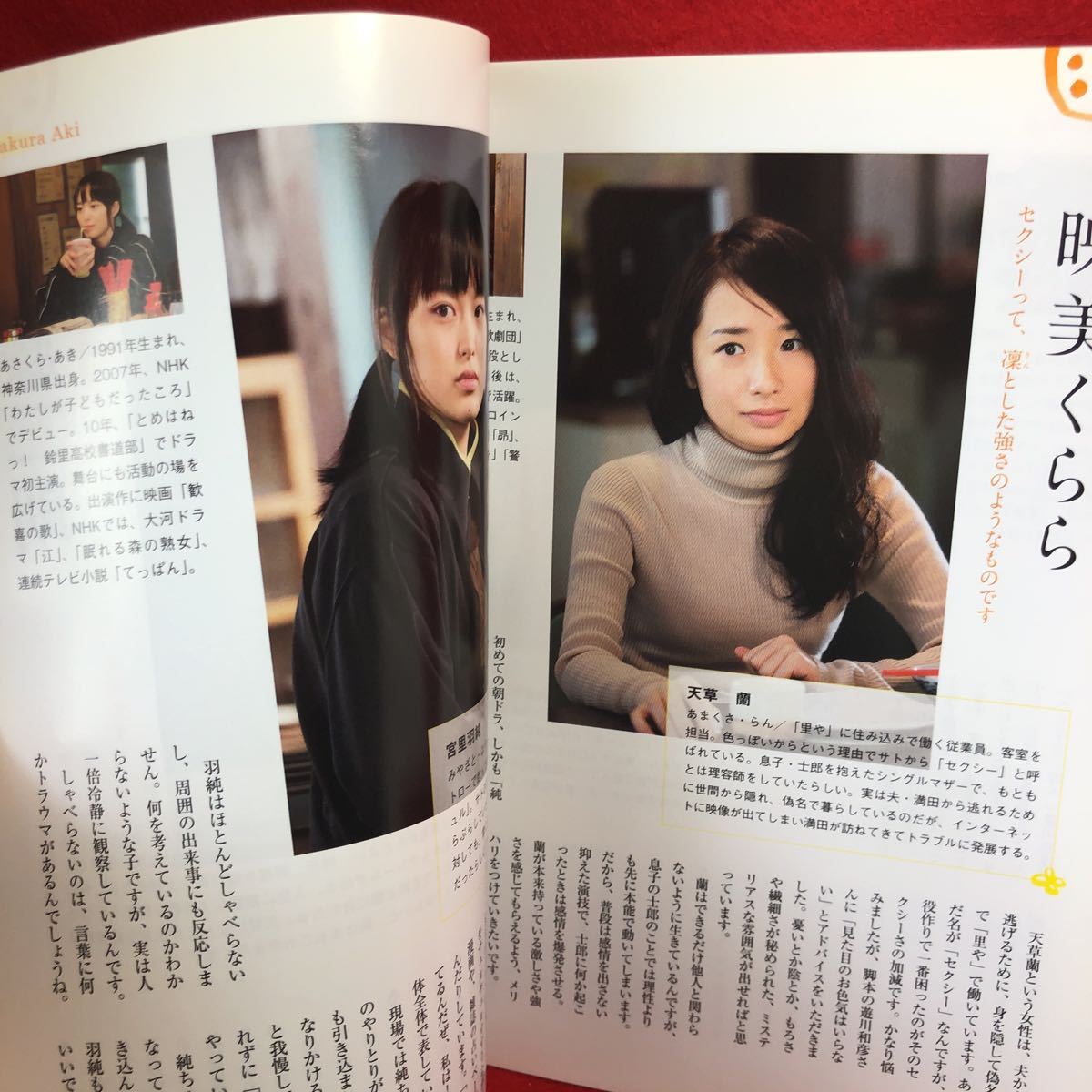 ▽NHKドラマ・ガイド 連続ドラマ小説 純と愛 Part2『夏菜 風間俊介 jun 