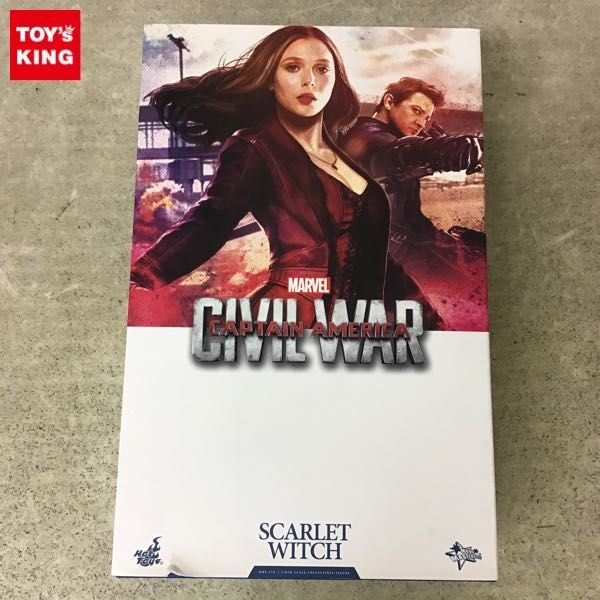 1円～ ホットトイズ ムービー・マスターピース 1/6 シビル・ウォー MMS370 スカーレット・ウィッチ
