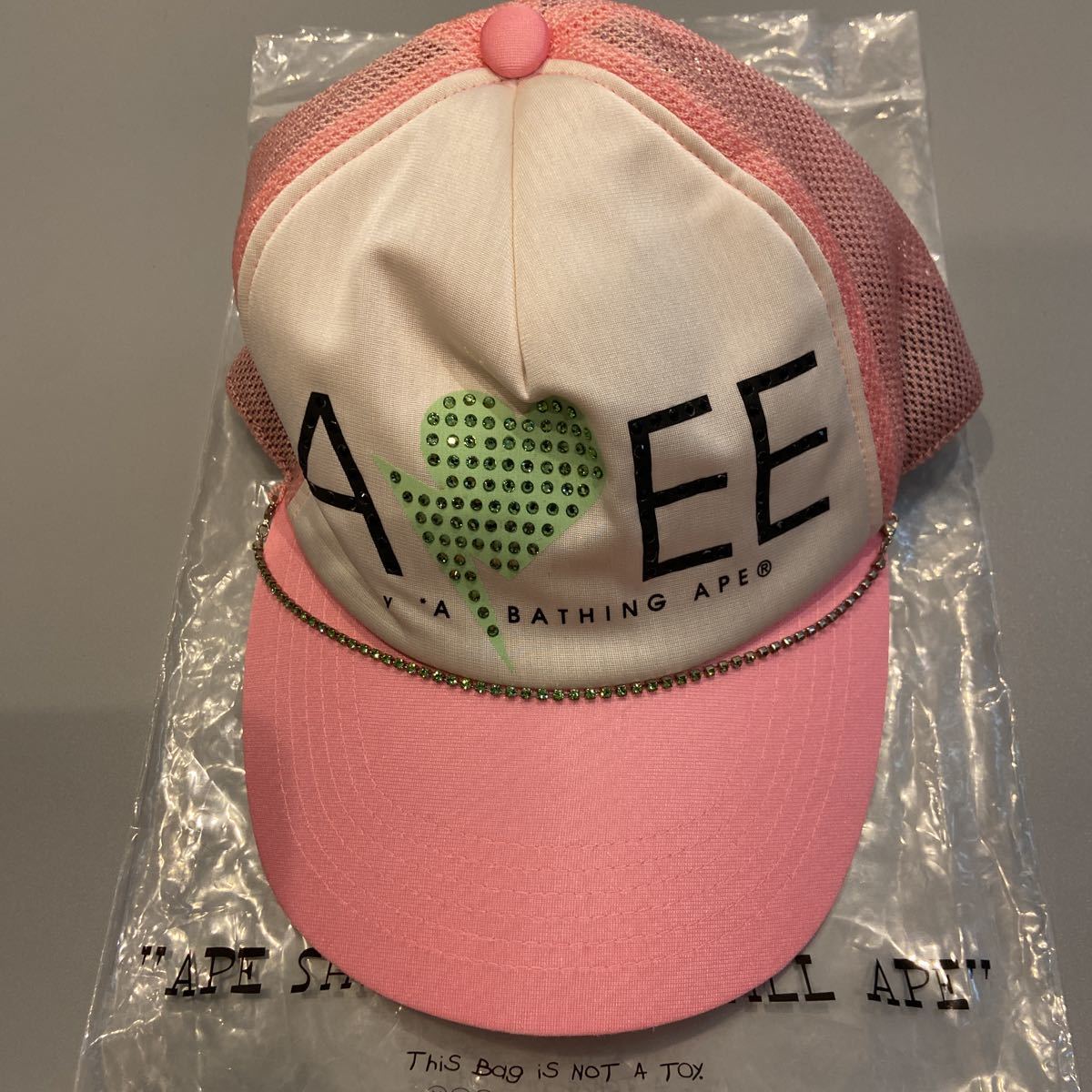 A BATHING APE BAPE マイロ カモフラ スワロフスキー メッシュ 