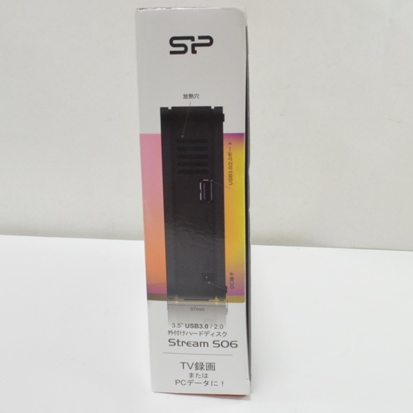 シリコンパワー Stream S06 外付けHDD 3TB 3.5インチ USB3.0/2.0 hoー2