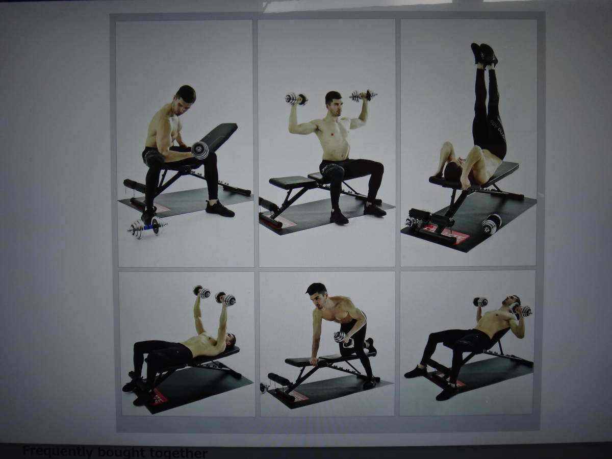 FITMATEトレーニングベンチ 腹筋 フラットインクラインベンチ 