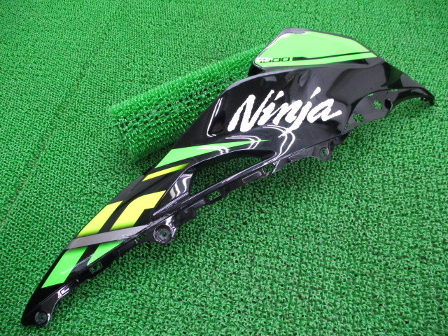中古 カワサキ 純正 バイク 部品 ZX-10R アッパーカウル 純正右 黒