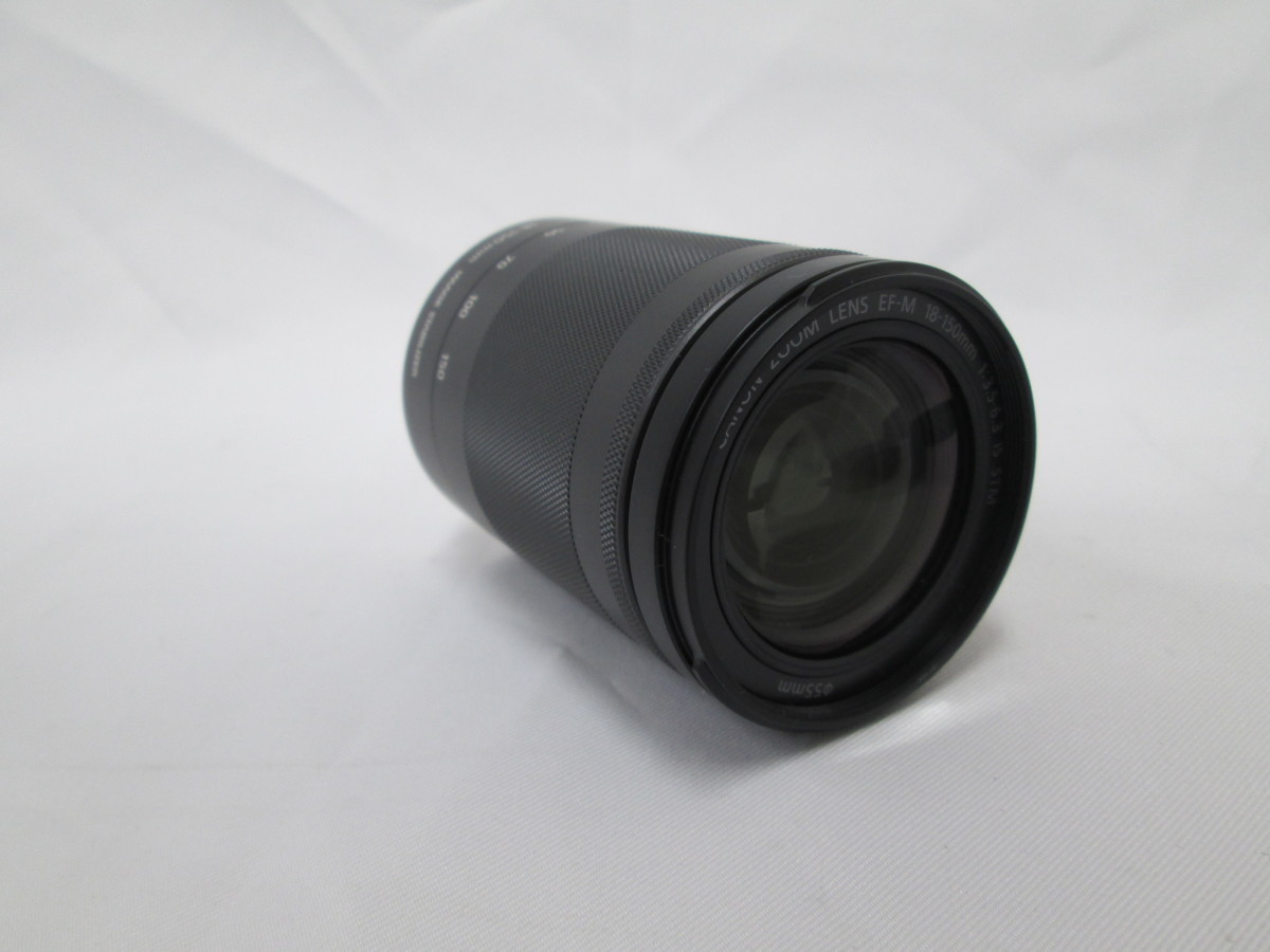 Canon キヤノン EOS KissM +望遠レンズ ミラーレス一眼 中古 ○WK360 