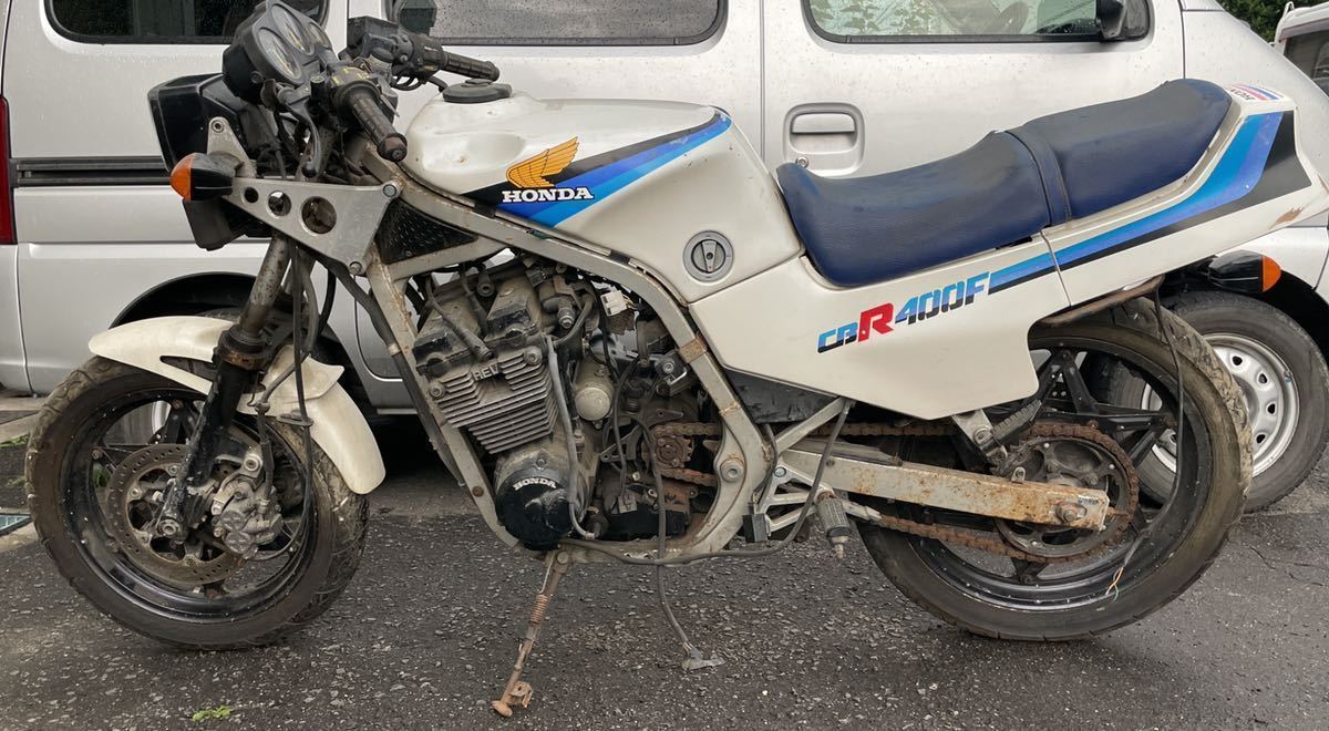 パーツ CBR400F CBR400F☆部品取り完全ジャンク☆当時物 引き取りのみ 実働車 ホンダ