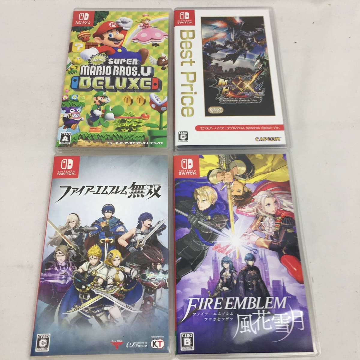 1円 任天堂 Switch スイッチ ソフト 4本 セット ファイアーエムブレム 無双 風花雪月 モンハン マリオブラザーズ 品 ニンテンドースイッチソフト 売買されたオークション情報 Yahooの商品情報をアーカイブ公開 オークファン Aucfan Com