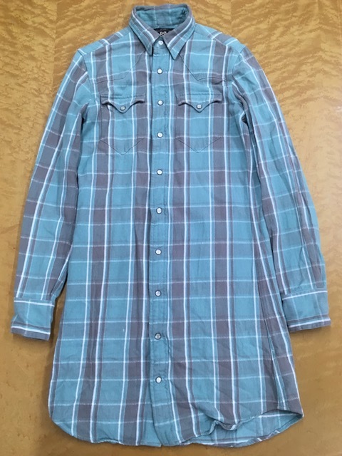 RRL ネルシャツ ワンピース 1 美品 即決 レディース