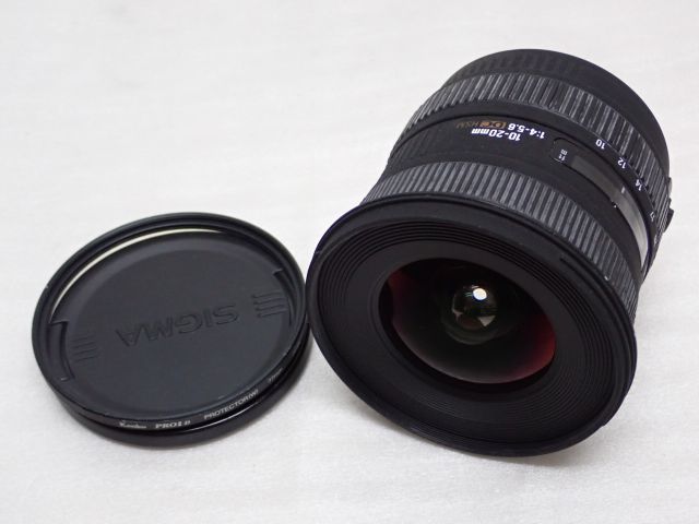 SIGMA 10-20mm F4-5.6 EX DC HSM シグマ CANON キヤノン EFマウント 超広角ズームレンズ ♪ 60348-4
