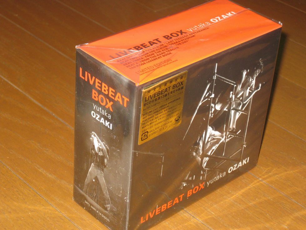 完全生産限定盤！尾崎豊・4CD・「LIVEBEAT BOX yutaka OZAKI」 Yahoo