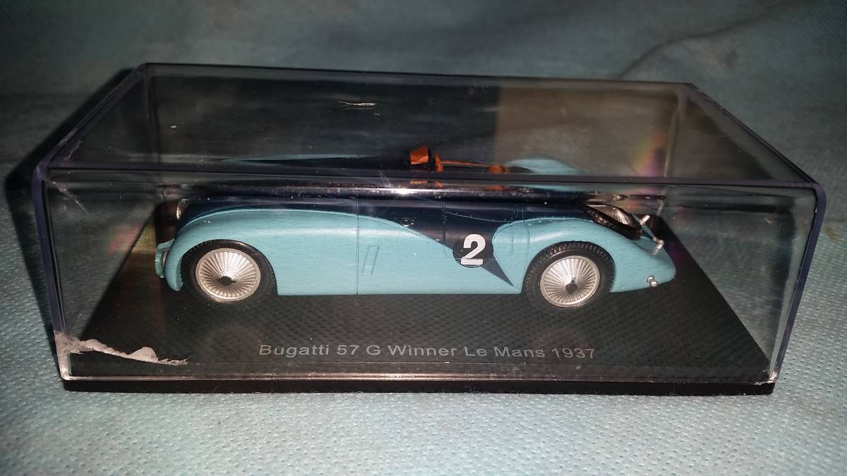 スパーク 1/43 ブガッティ 57G No.1 1937 ル・マン24時間 Bugatti 57G