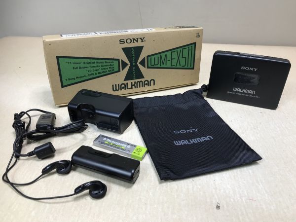 ◇◆M1　ソニー カセットウォークマン　WM-EX511　黒　WALKMAN SONY◆◇M