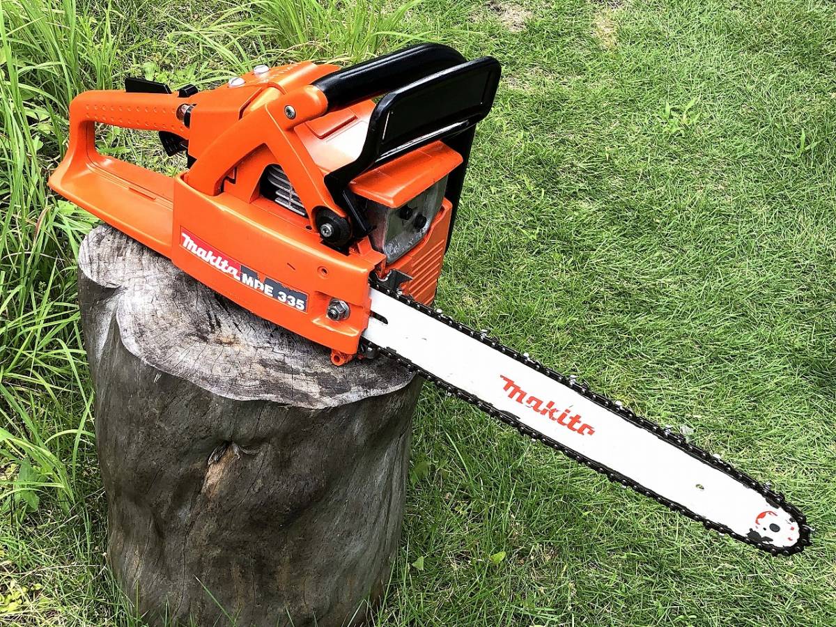 ♪作動メンテナンス済み！マキタ MDE335 エンジンチェーンソー makita 