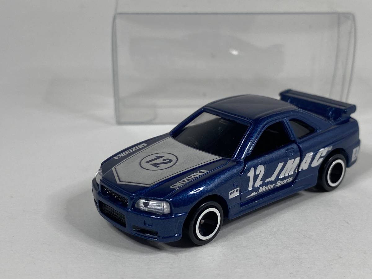 トミカ 20-8-114 日産 スカイライン GT-R R34 M.PBL 「12 JMAC SHIZUOKA Motor Sports」サイド・ボンネット銀タンポ JMAC静岡特注