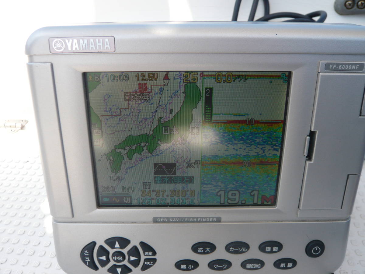 ヤマハローヤルgps魚探yf6000nfジャンク ヤマハローヤルgps魚探 