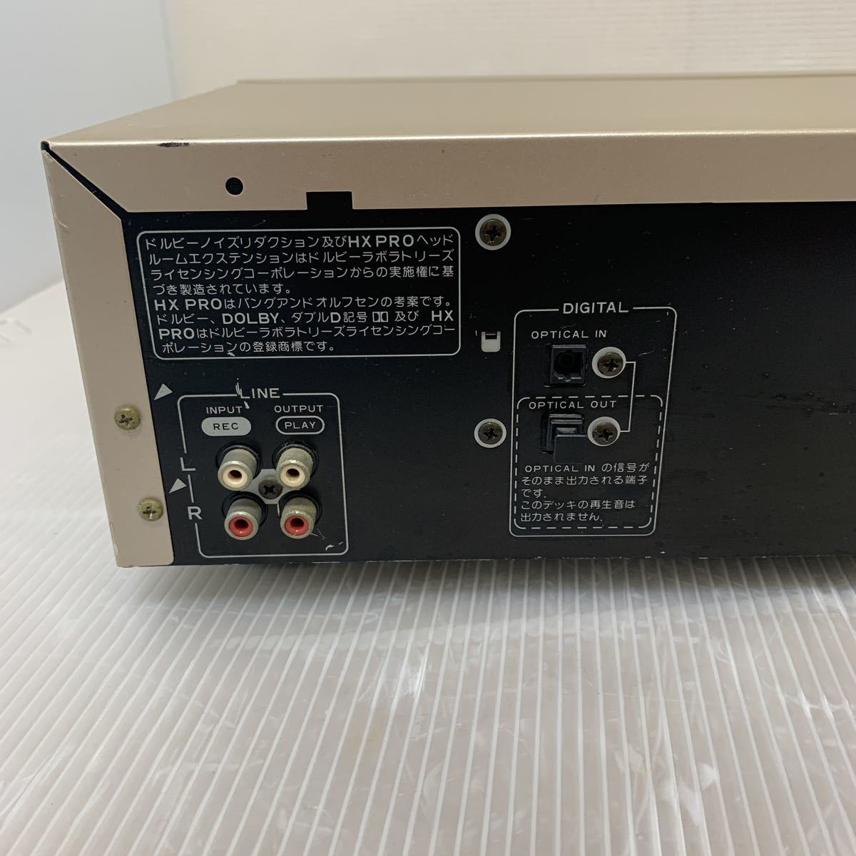 PIONEER T-WD5R ダブルカセットデッキ本体動作品を昨年購入し未使用
