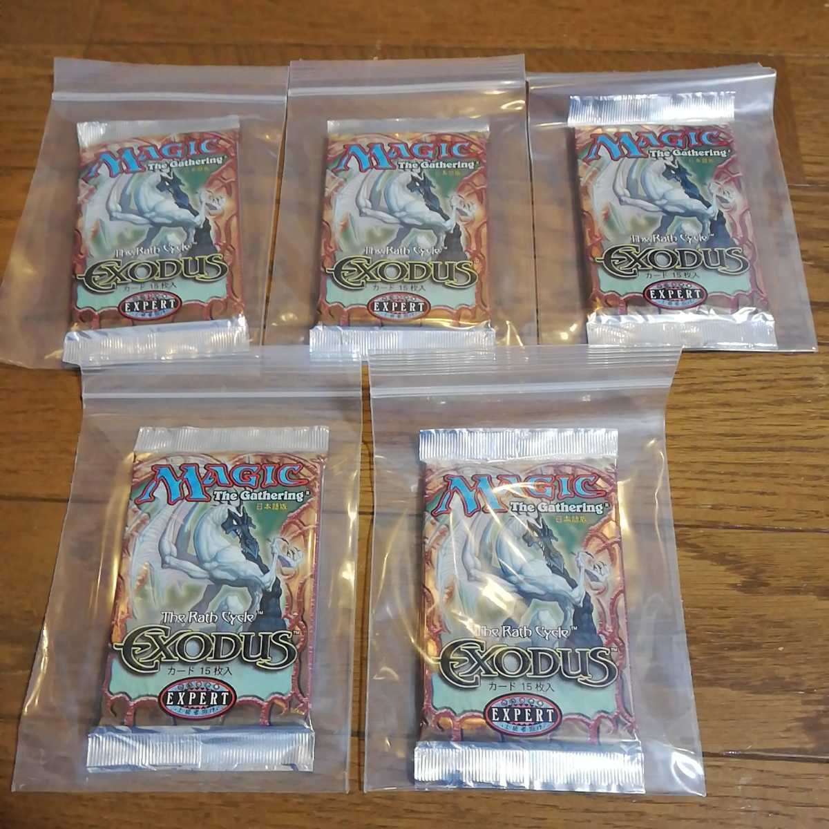 人気セール，新品 MTG エクソダス EXODUS 日本語 ブースター 5パック 