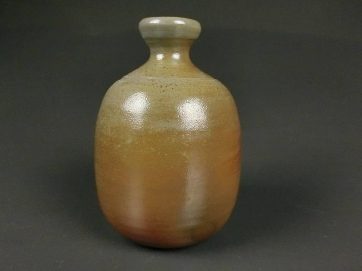 藤原謙 青備前焼 備前茶碗 備前焼茶碗 茶道具 抹茶碗 新品 未使用 です