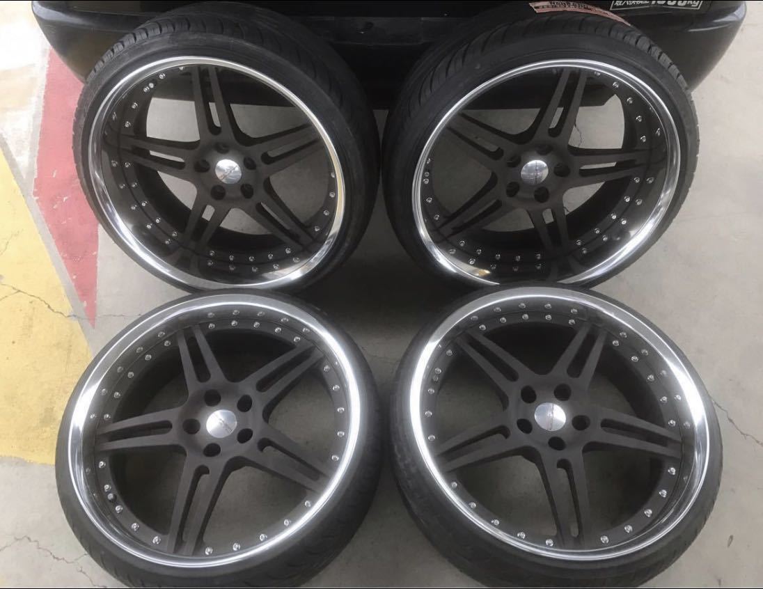 美品 Hyper Forged HF105R 20インチ高級鍛造アルミ&タイヤ 4本セット 
