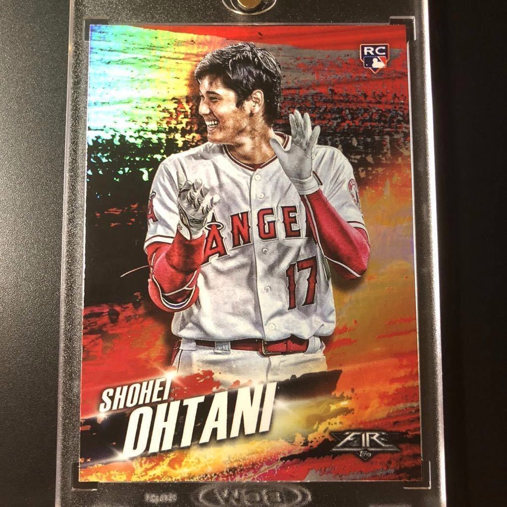 大谷翔平 ルーキーカード 2018 Topps Fire Baseball レインボー
