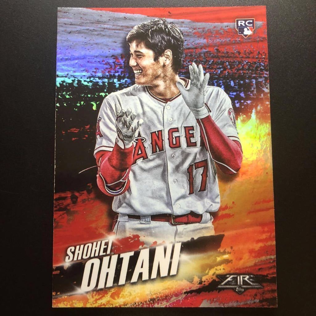 大谷翔平 ルーキーカード 2018 Topps Fire Baseball レインボー
