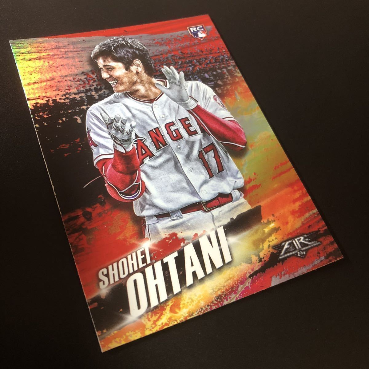 大谷翔平 ルーキーカード 2018 Topps Fire Baseball レインボー
