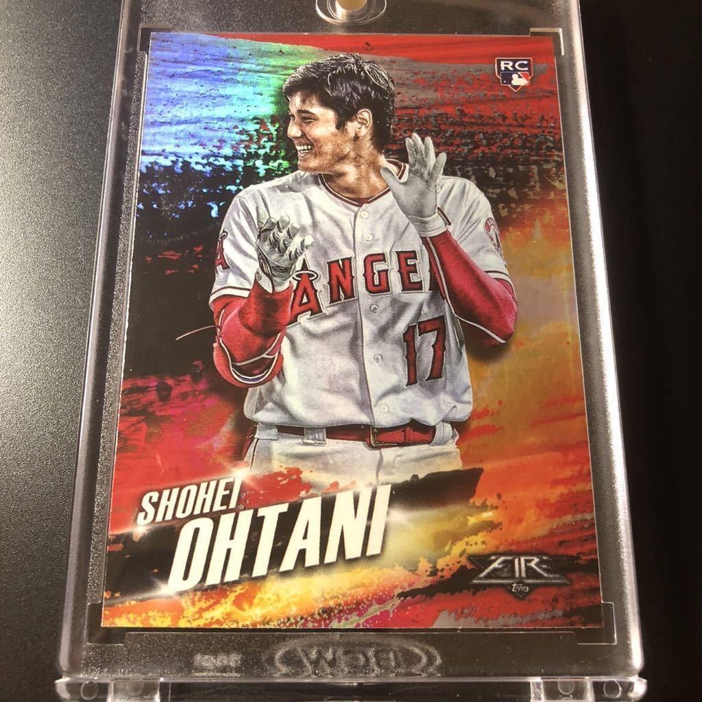 大谷翔平 ルーキーカード 2018 Topps Fire Baseball レインボー