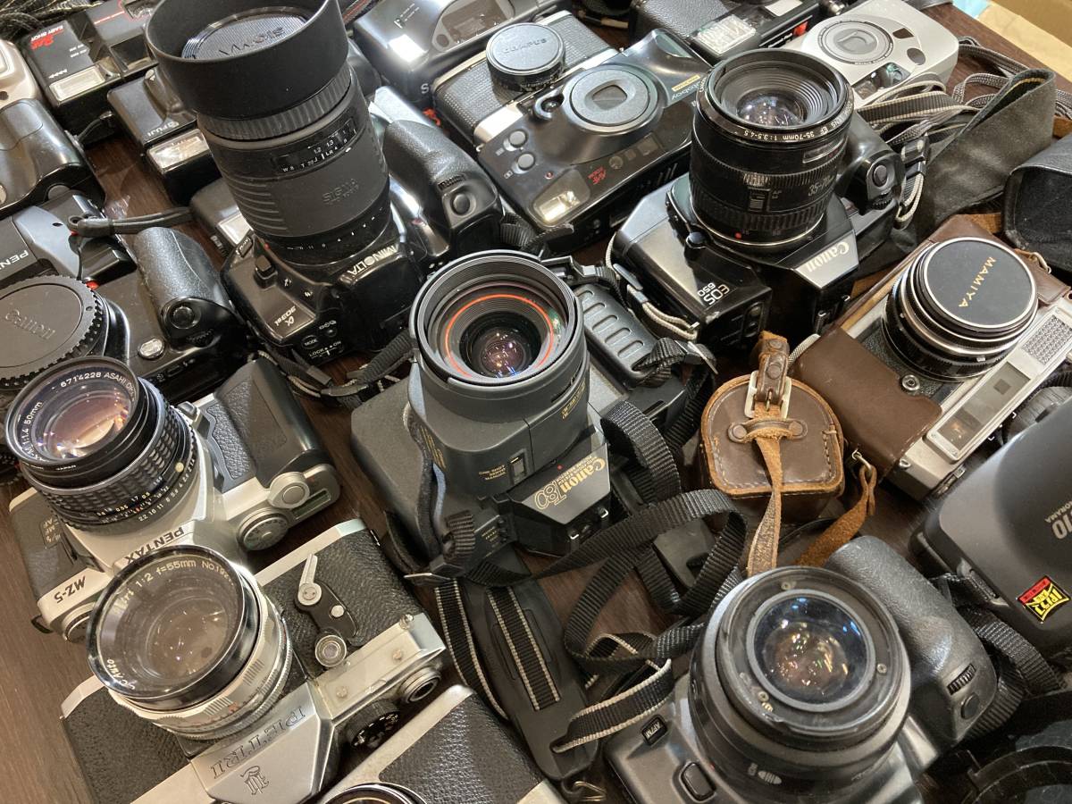 1円/送料無料】フィルムカメラ まとめ Canon PENTAX ニコン 富士