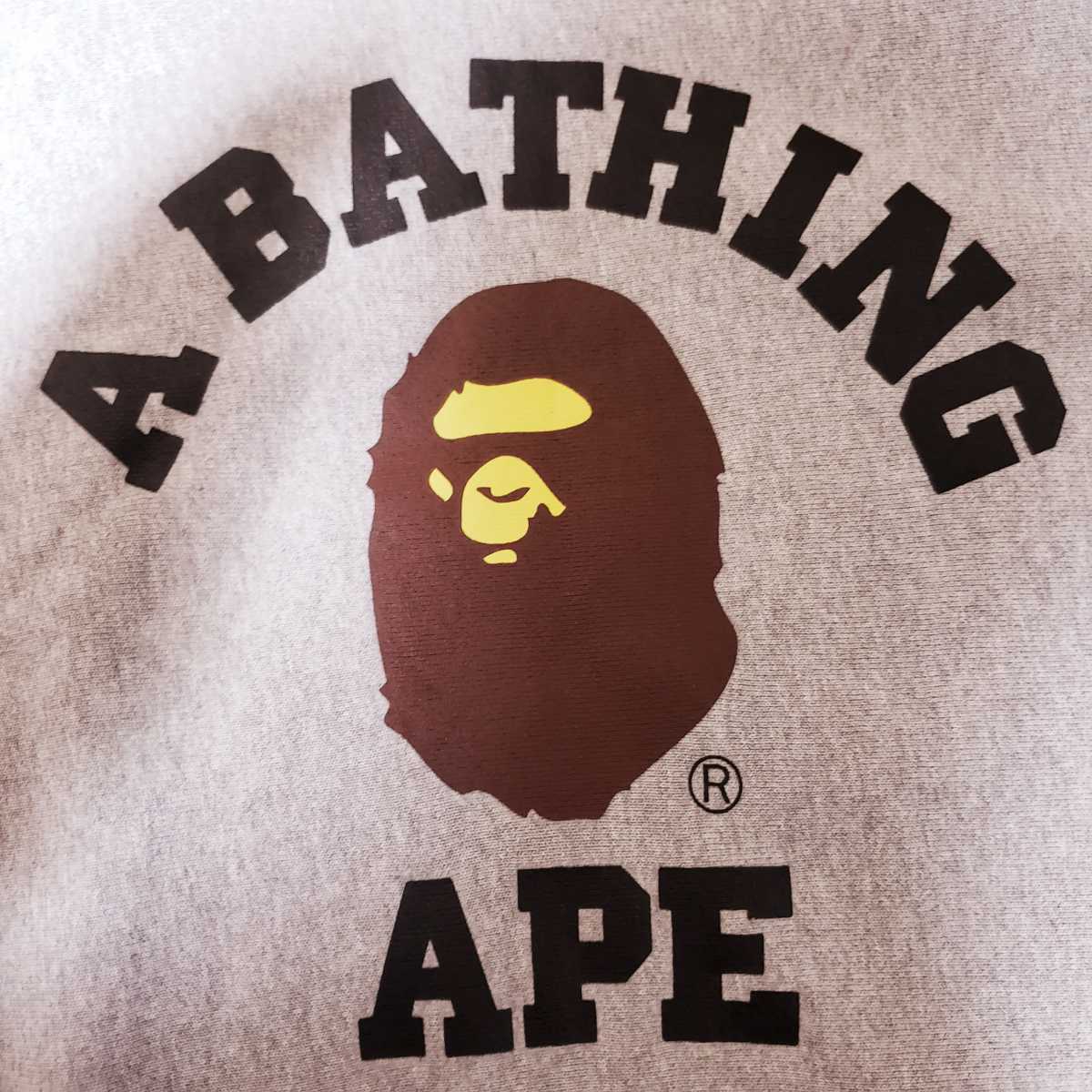 A APE BATHING カレッジロゴ ベイシング アベイシングエイプ ア 