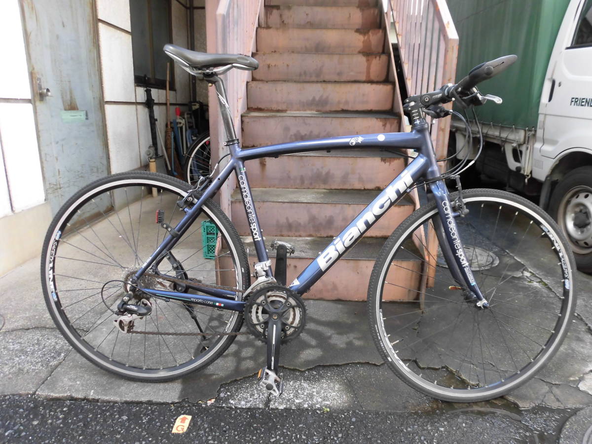 本物保証，SALE Bianchi ビアンキ クロスバイク自転車 ALLOY 7000 Sports camaleonte 現状ジャンク扱いにて(Lサイズ以上)｜売買されたオークション情報、yahooの商品情報をアーカイブ公開 - オークファン Lサイズ以上