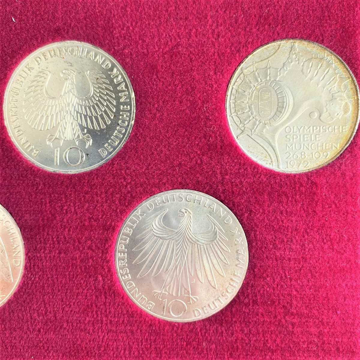 1972年 ドイツ ミュンヘンオリンピック 銀貨 10マルク 10マルク銀貨 1