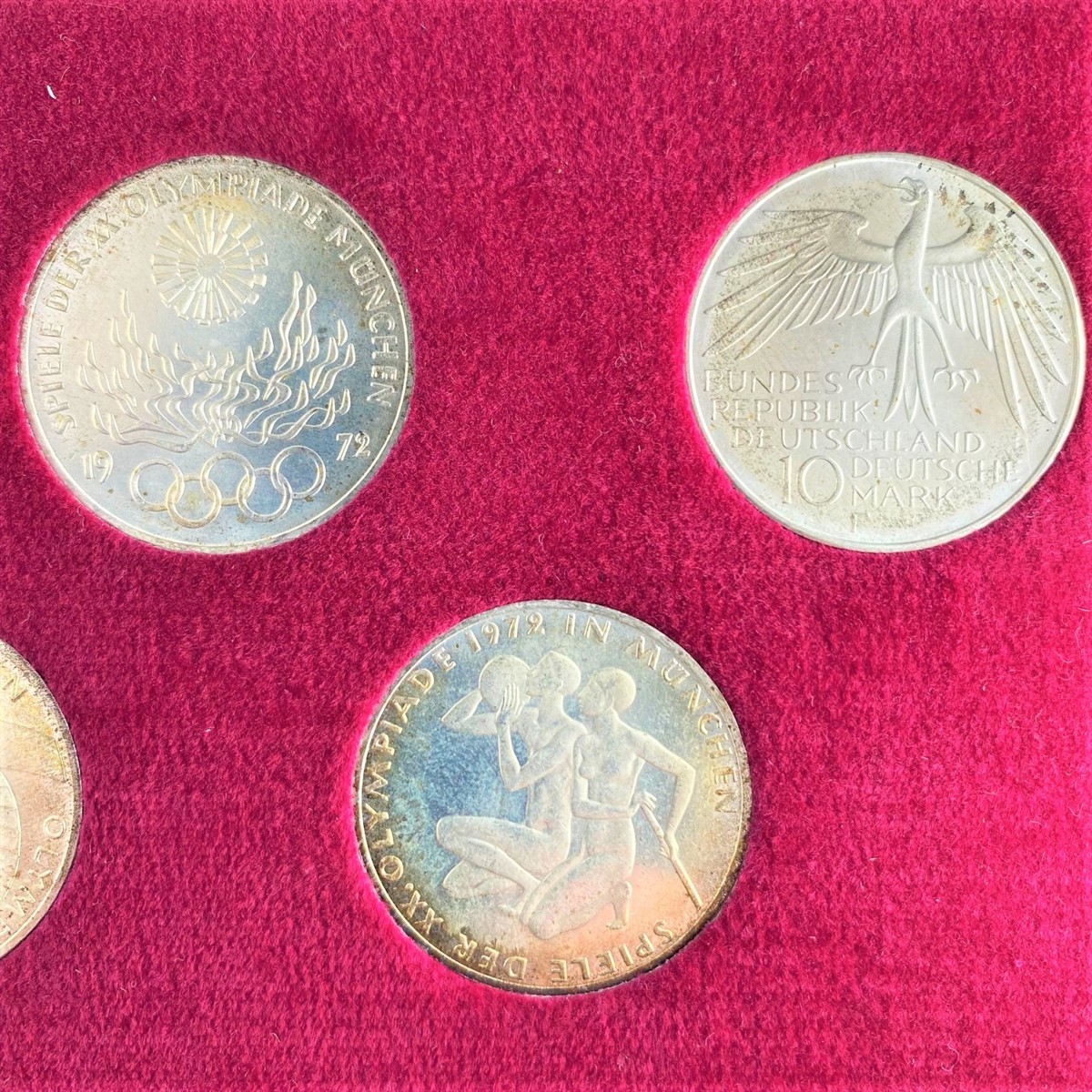 1972年 ドイツ ミュンヘンオリンピック 銀貨 10マルク 10マルク銀貨 1