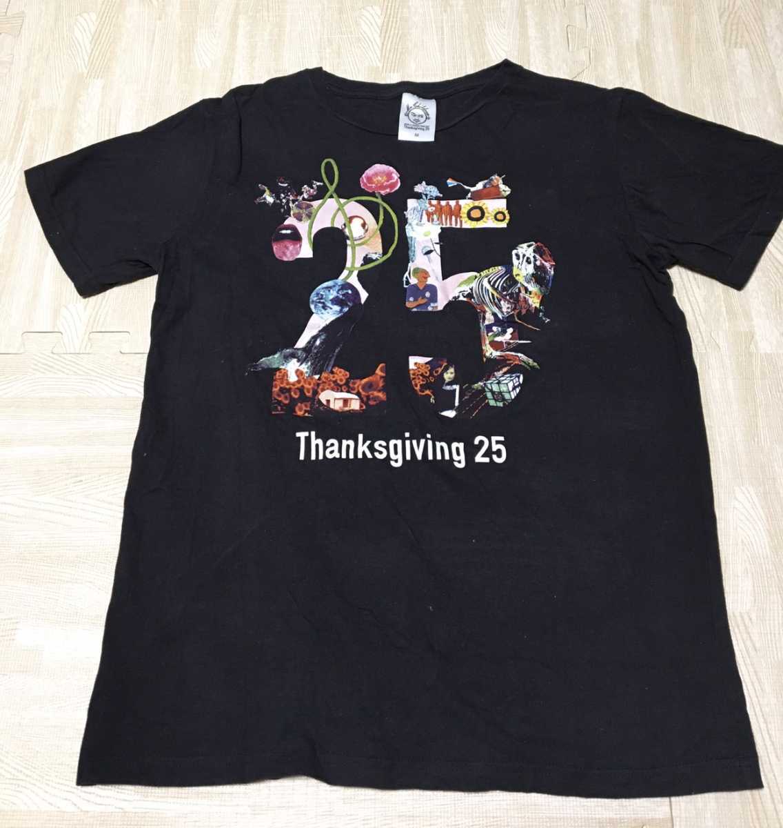 本物保証，大人気 Mr.Children 2017年 25周年 ライブTシャツ thanksgiving25 Mサイズ 黒 ブラック 販売終了品 ミスチル イベント(Tシャツ)｜売買されたオークション情報、yahooの商品情報をアーカイブ公開 - オークファン Tシャツ