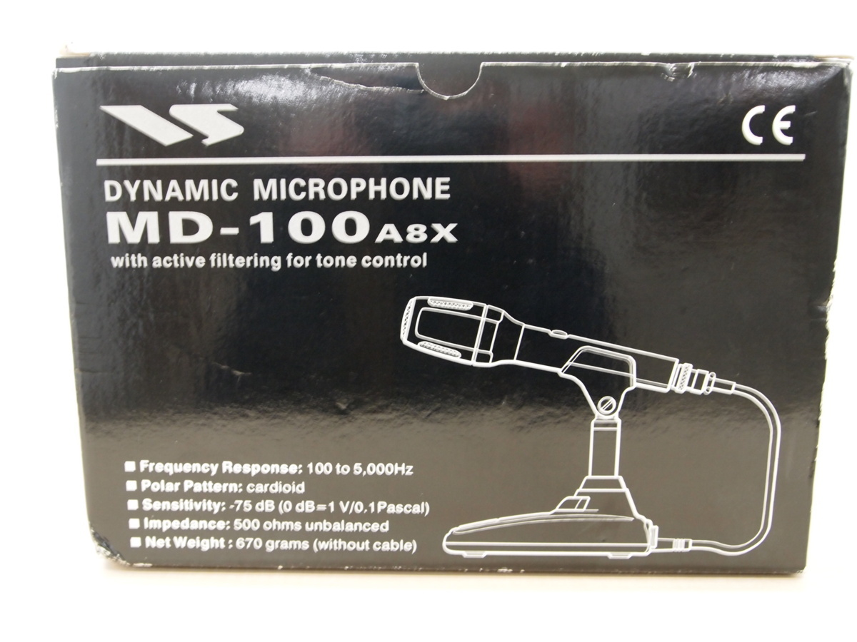 △未使用品 DYNAMIC MICRO PHONE MD－100A8X マイク スタンドマイク