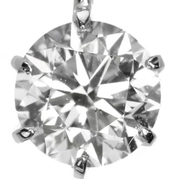 【極】一粒 ダイヤモンド ネックレス 大粒 1ct PT900 プラチナ製品 4781 国内生産