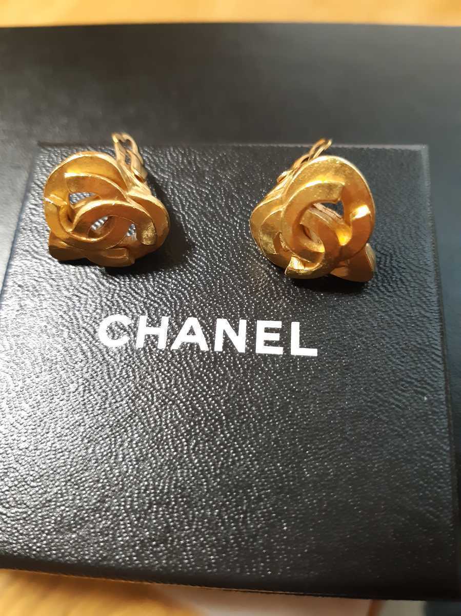 シャネル　イヤリング　ヴィンテージ　ココマーク　ハート　97P_2