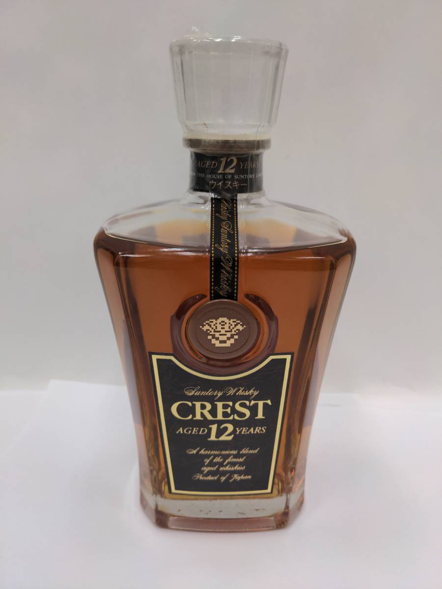 8533】未開栓 SUNTORY CREST AGED12YAARS サントリー クレスト 12年 