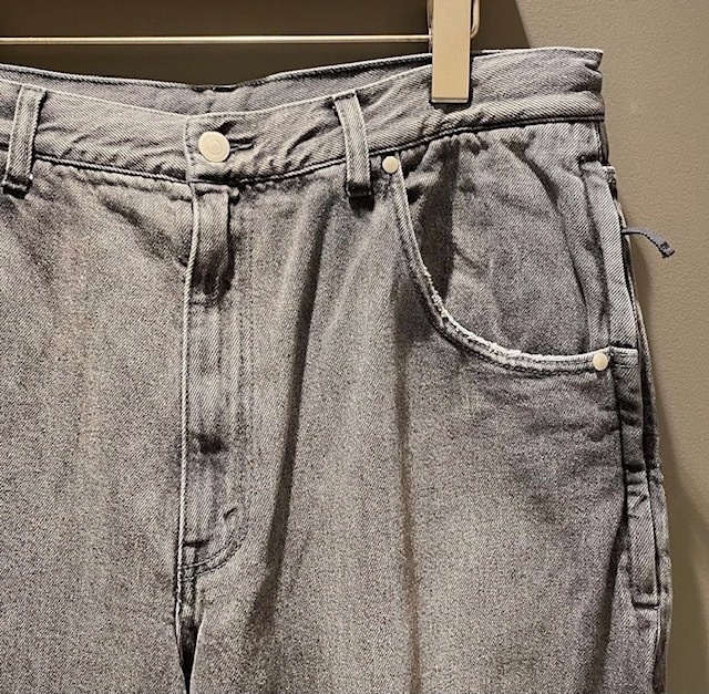 2021 aw SSZ 裏 KURSED 552 XX denim Pt デニム パンツ BLACK 黒 size 