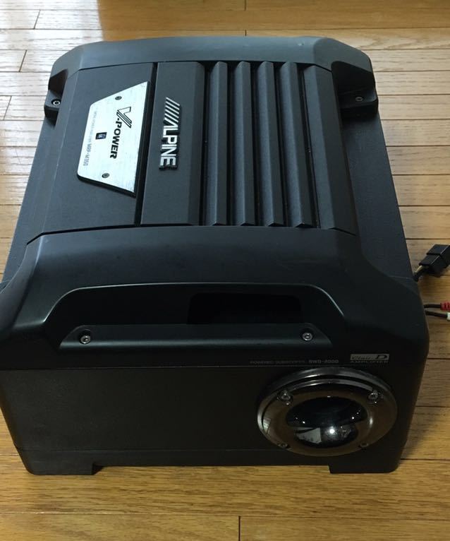 送料無料】アルパイン アンプ内蔵サブウーファー SWD-2000 MRP-M350