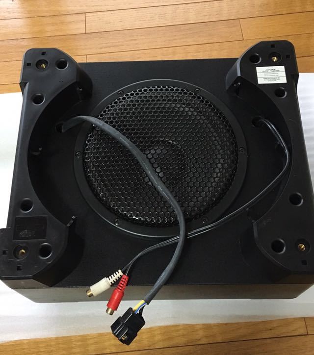 送料無料】アルパイン アンプ内蔵サブウーファー SWD-2000 MRP-M350