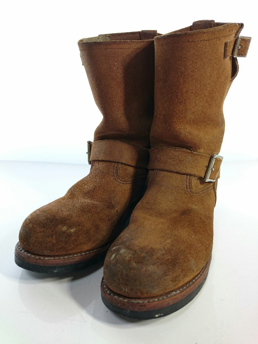 RED WING◆8178/エンジニアブーツ/26cm/BRW/スウェード/ヨゴレ有// Engineer