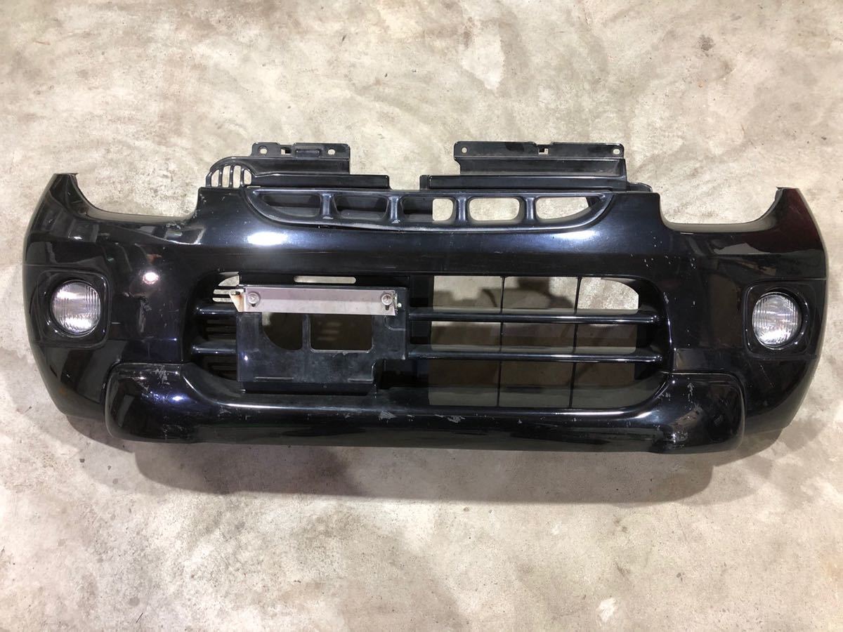 定番人気，送料無料 スズキ Kei ケイ HN11S リミテッド フロントバンパー Z5J 黒 ブラック フォグ付き(フロント)｜売買されたオークション情報、yahooの商品情報をアーカイブ公開 - オークファン スズキ用
